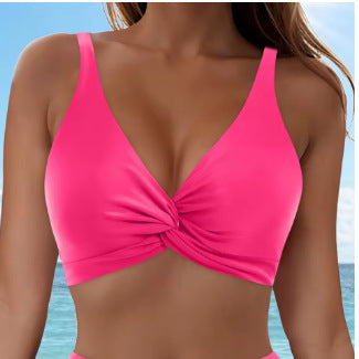 Damen Sportliches Bikinioberteil mit Twist-Design Drune