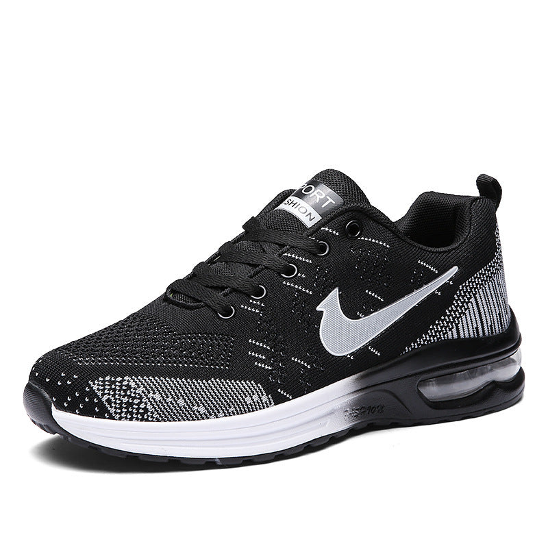 Herren Sportliche Mesh-Laufschuhe mit Luftkissen-Sohle und atmungsaktivem Strickobermaterial Drune