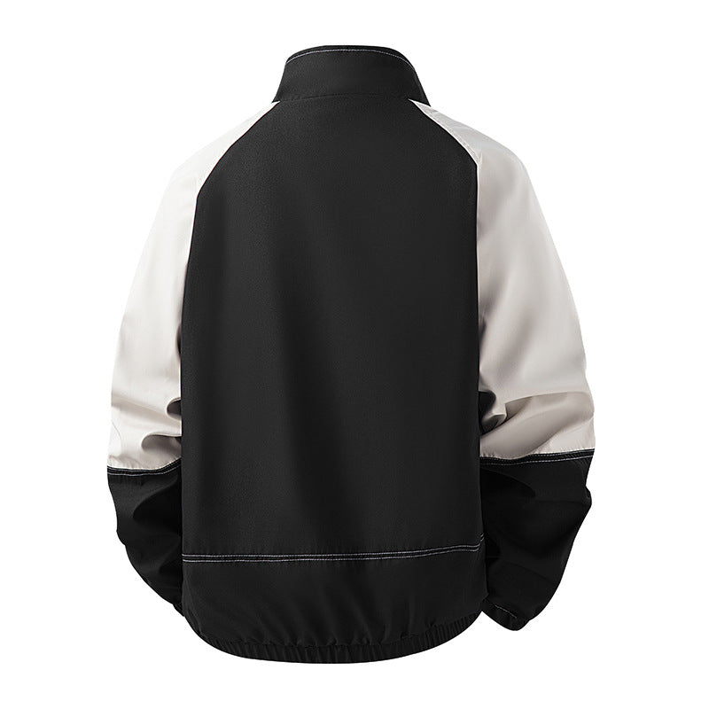 Herren Sportliche Übergangsjacke mit hohem Kragen und praktischen Taschen Drune