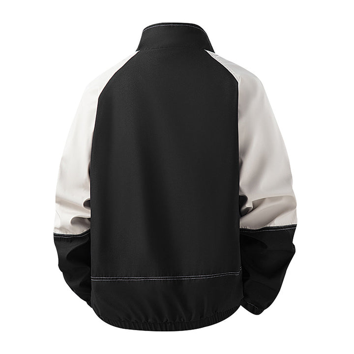 Herren Sportliche Übergangsjacke mit hohem Kragen und praktischen Taschen Drune