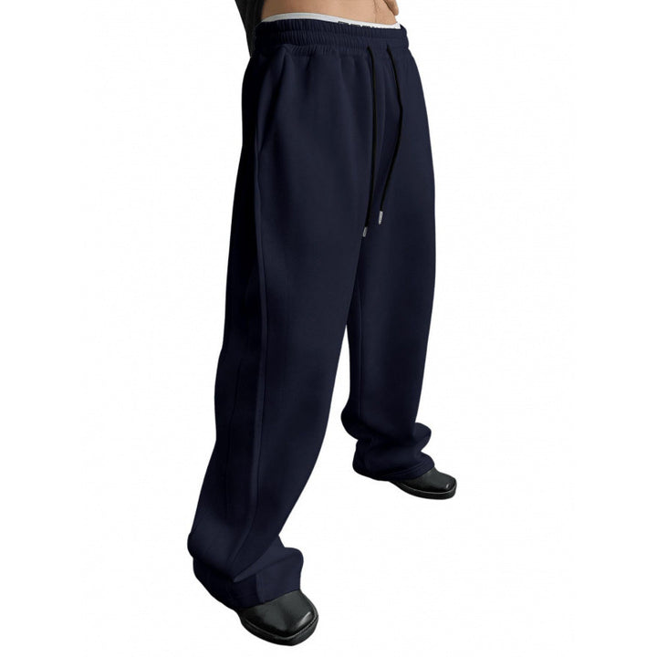 Damen nan weite Oversize Jogginghose mit tiefem Schritt, elastischem Bund und Kordelzug Drune