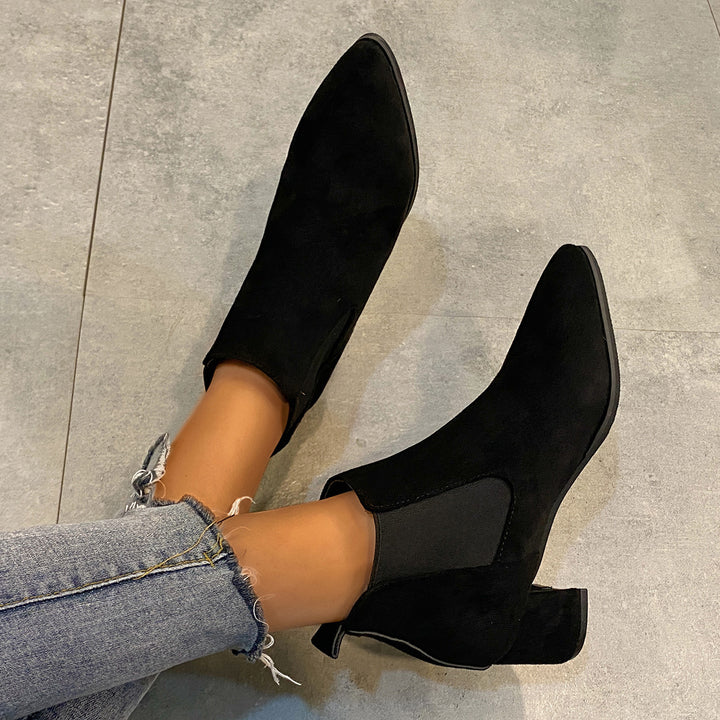 Damen Elegante Stiefeletten Drune