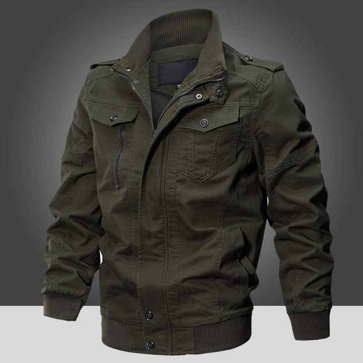 Herren Militärjacke mit praktischen Taschen Drune