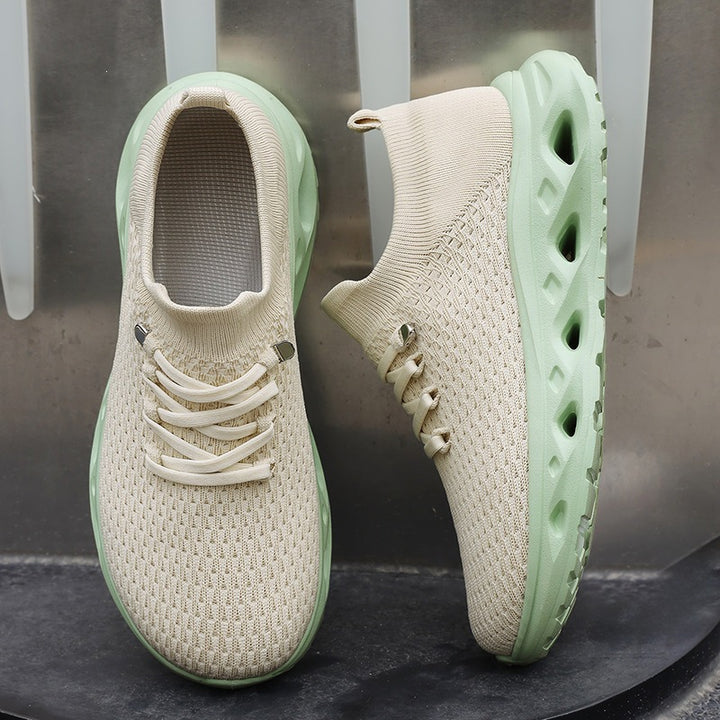Unisex Atmungsaktive Strick-Sneaker mit sockenähnlichem Schaft und dämpfender Hohlsohle Drune