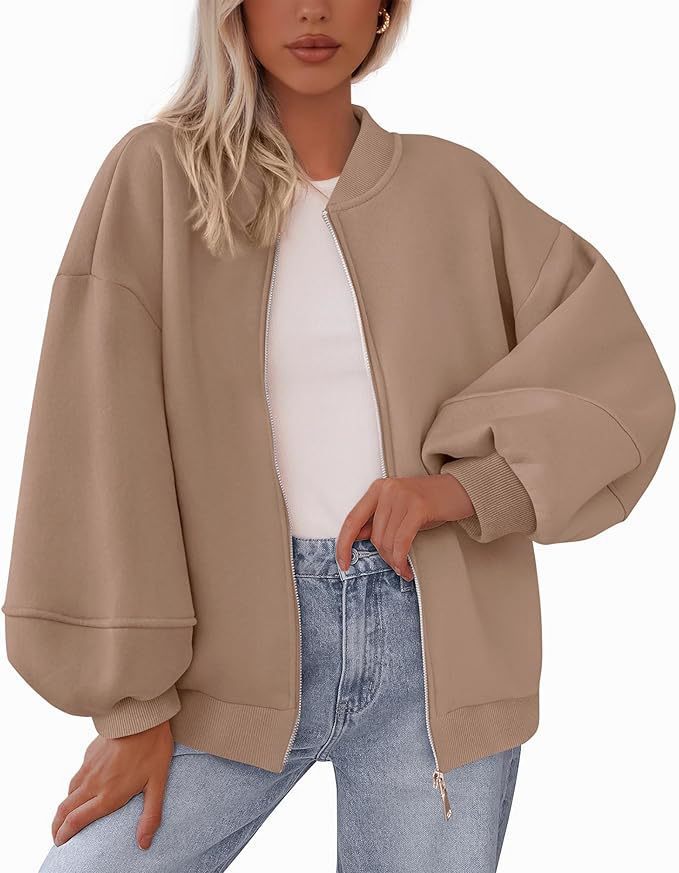 Damen Oversized Sweaterjacke Drune
