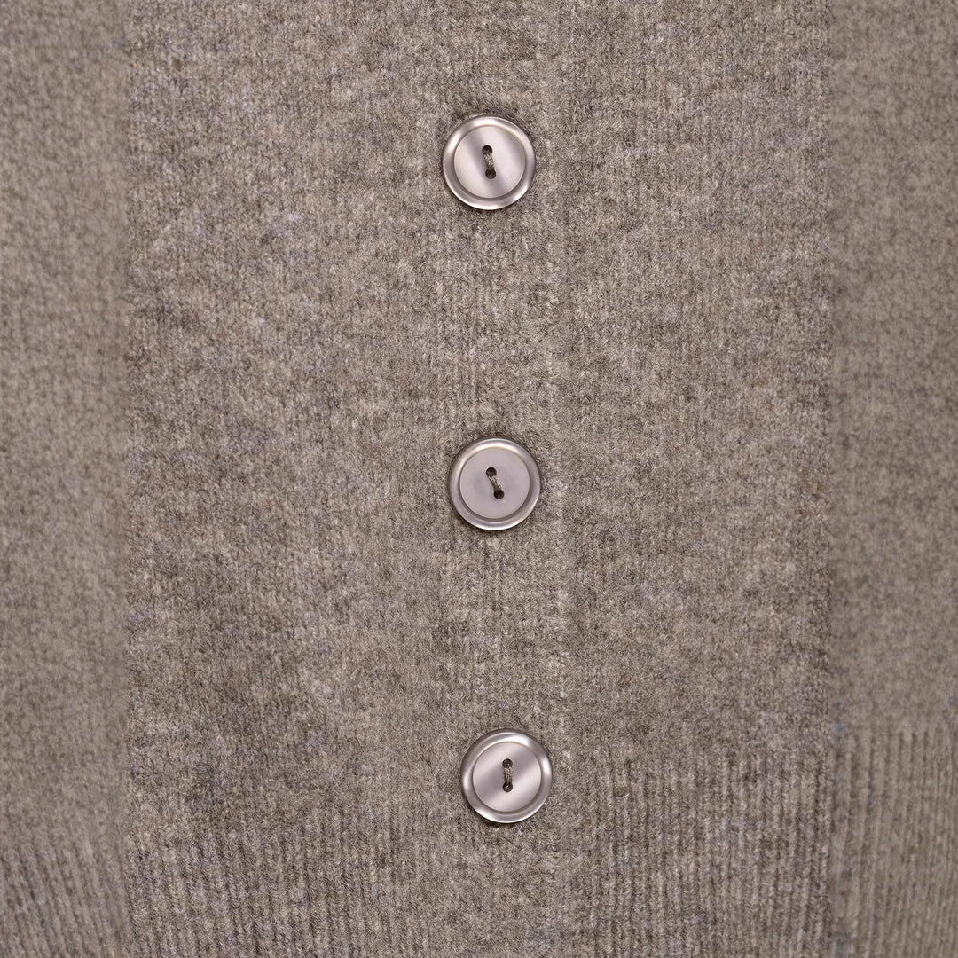 Damen Strickjacke mit Knopfleiste und lässigem Schnitt Drune