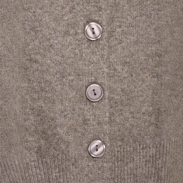 Damen Strickjacke mit Knopfleiste und lässigem Schnitt Drune