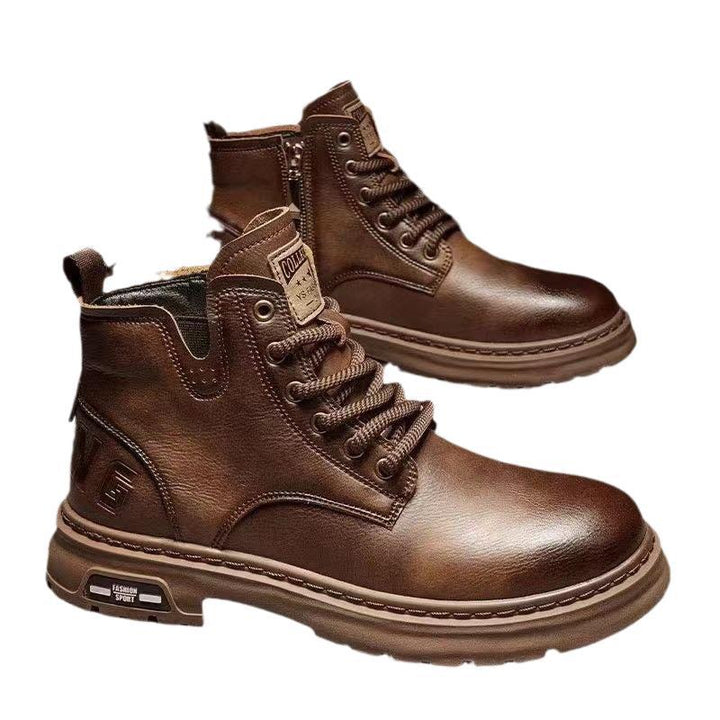 Herren Robuste Leder Boots Drune