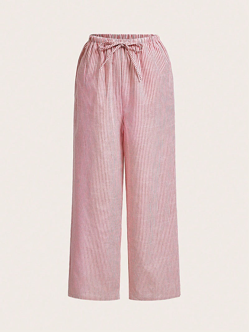 Damen Luftige Palazzo-Hose mit gemustertem Design Drune