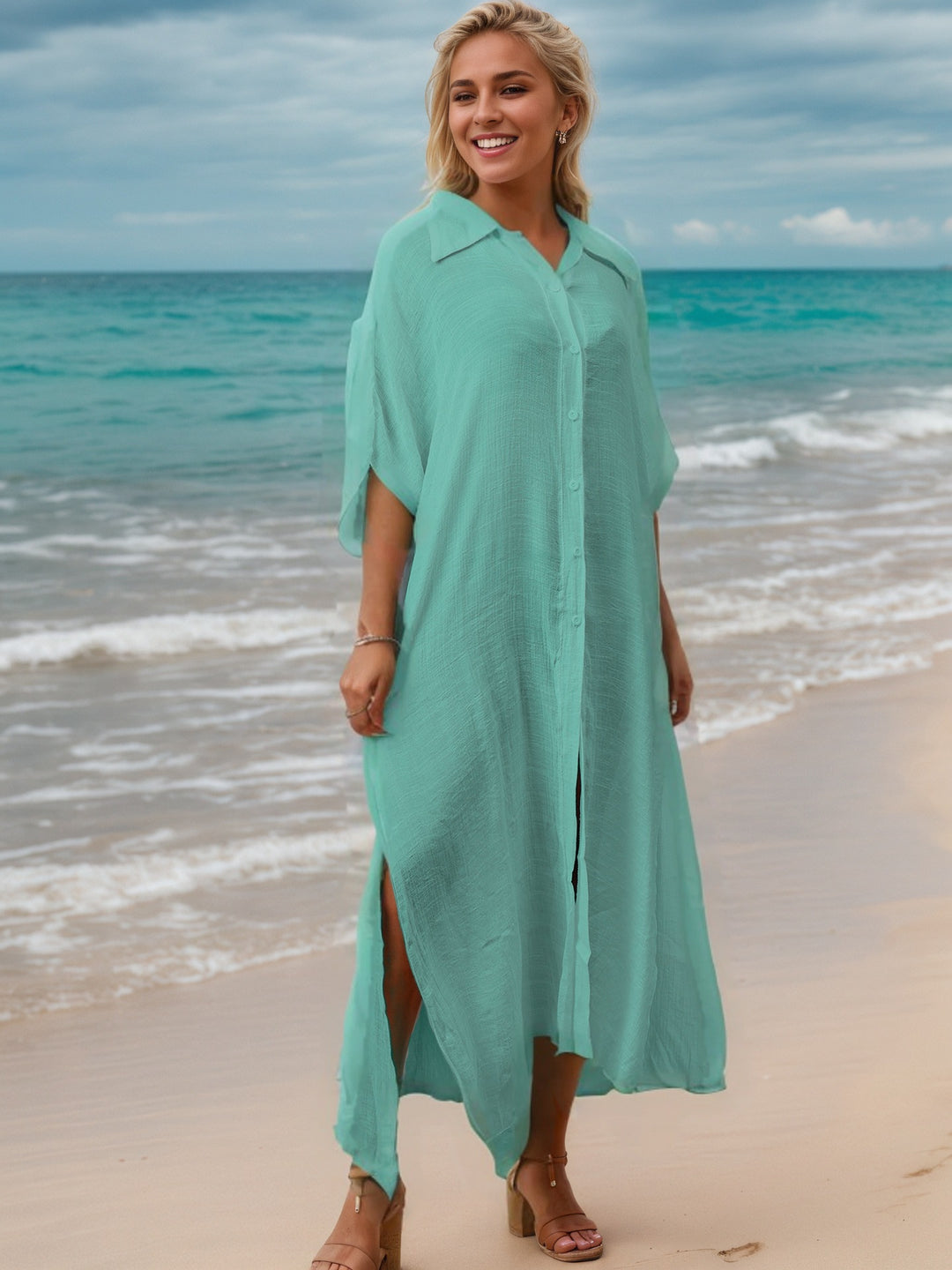 Damen Strandkleid Drune