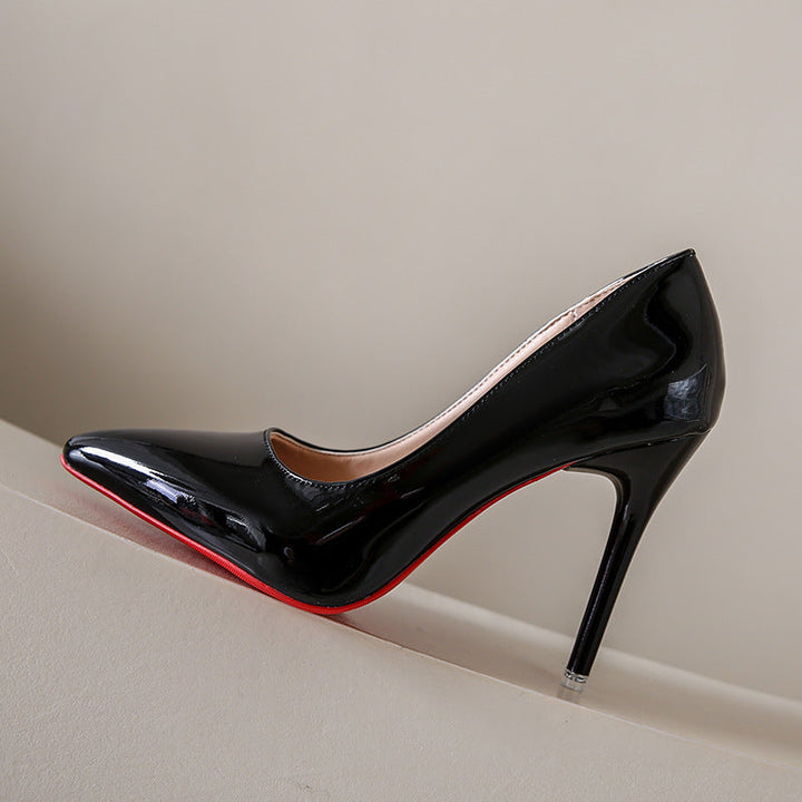 Damen elegante Stiletto-Pumps mit modischer Spitzenform Drune