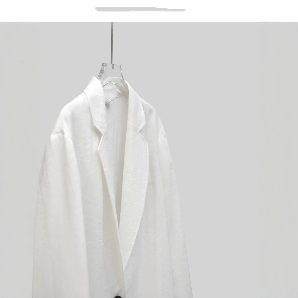 Damen Eleganter und lässiger Leinenblazer Drune