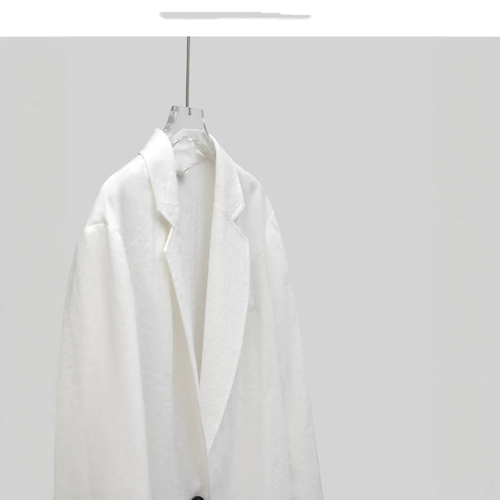 Damen Eleganter und lässiger Leinenblazer Drune