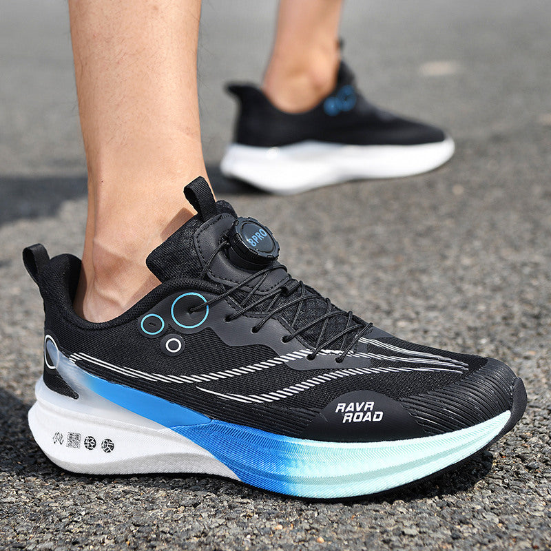 Unisex Performance-Laufschuhe mit Drehverschluss, mehrschichtiger Rebound-Zwischensohle und stabiler TPU-Fersenstütze Drune