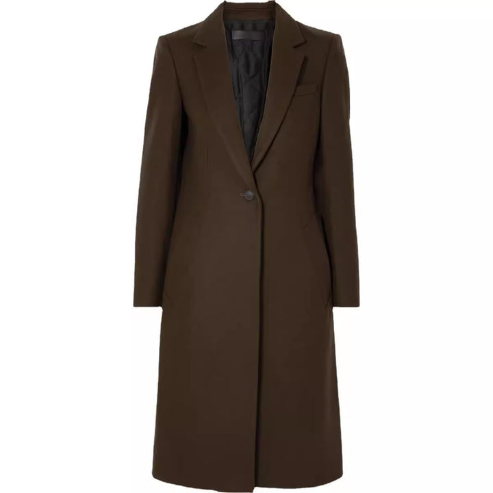 Damen Langmantel im schlanken Tailoring mit schmaler Silhouette Drune