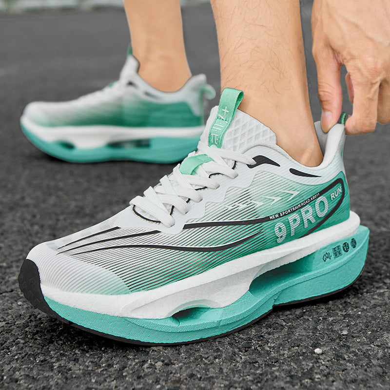 Damen Straßen-Laufsneaker mit innovativer Hohlkammer-Dämpfung und stromlinienförmigem Mesh-Obermaterial Drune