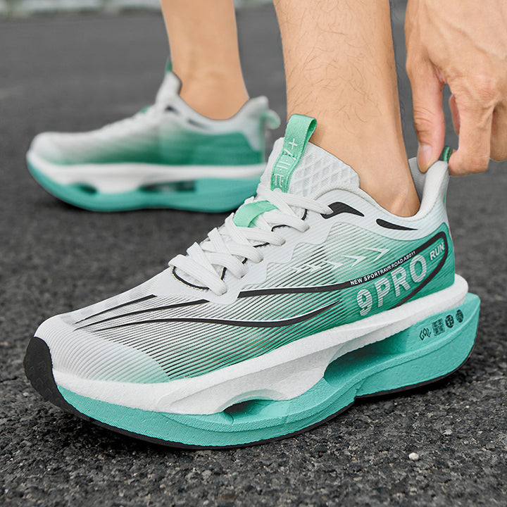 Damen Straßen-Laufsneaker mit innovativer Hohlkammer-Dämpfung und stromlinienförmigem Mesh-Obermaterial Drune