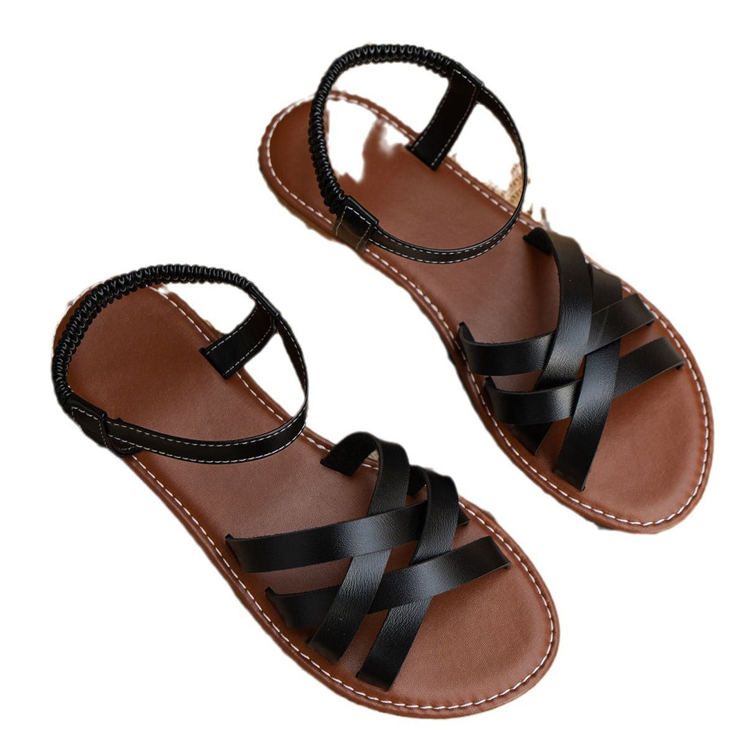 Damen Riemchen-Sandalen mit flexiblem Fußbett und eleganter Ausstattung Drune
