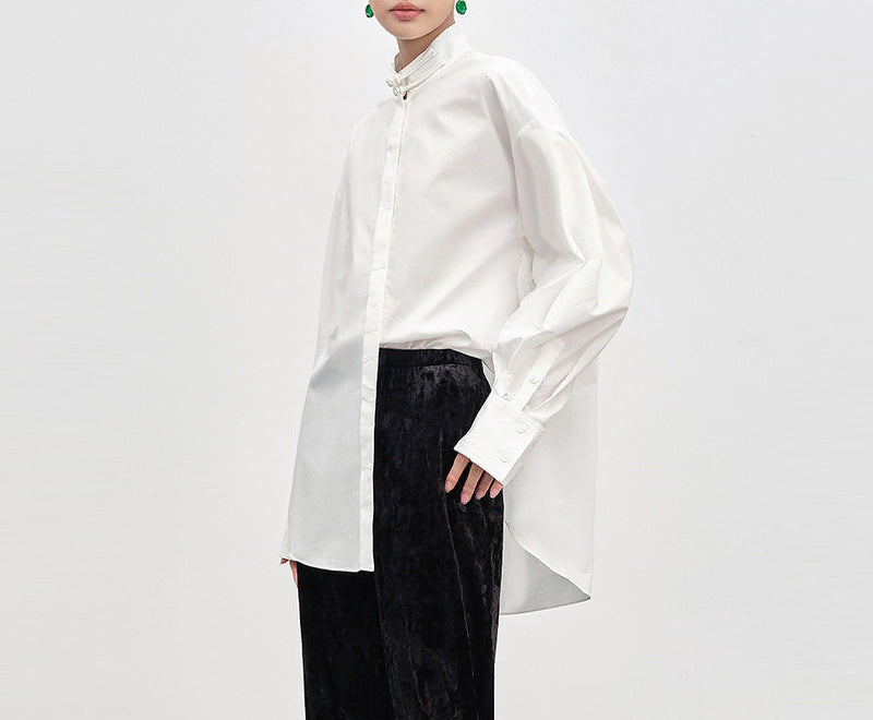 Damen Elegante und modische Oversized Bluse Drune