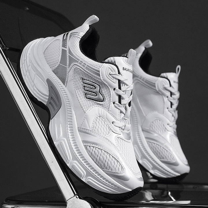 Unisex Voluminöse Mesh-Runner mit atmungsaktivem Obermaterial und stoßdämpfender Plateausohle Drune