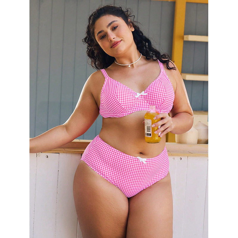 Damen Hochtaillierter Bikini mit gepolstertem Oberteil Drune