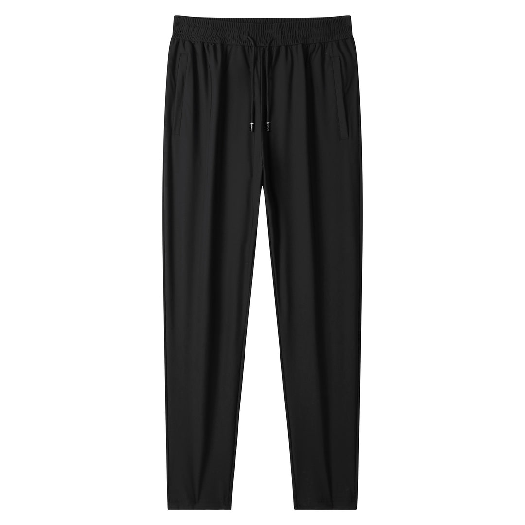 Herren leichte tapered Jogginghose mit elastischem Komfortbund, Kordelzug und seitlichen Eingrifftaschen Drune