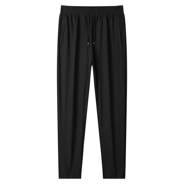 Herren leichte tapered Jogginghose mit elastischem Komfortbund, Kordelzug und seitlichen Eingrifftaschen Drune