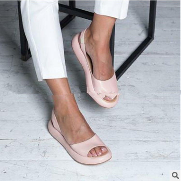 Damen bequeme Sandalen mit offenem Zehenbereich und anatomischer Fußbettung Drune