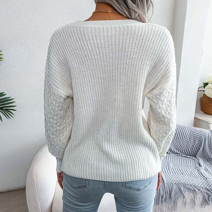 Drune | Einfarbige Strickpullover