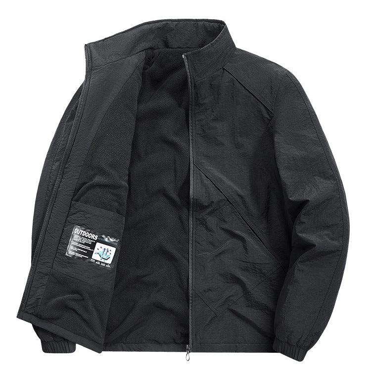 Herren Leichte Übergangsjacke mit Fleece-Futter Drune