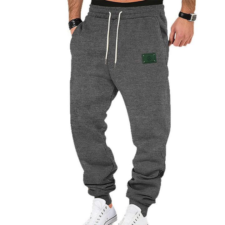 Herren Slim-Fit Sweat-Jogger mit elastischem Bund, Tunnelzug und gerippten Bündchen Drune