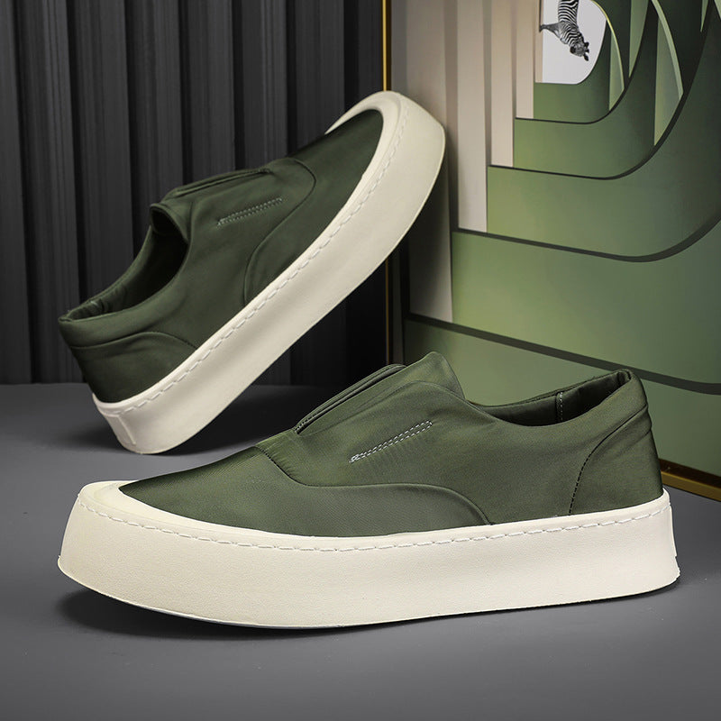 Damen Plateauslipper-Sneaker mit elastischer Schlupfpassform und dicker Gummi-Plateausohle Drune