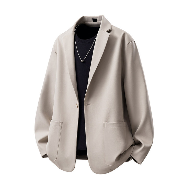 Herren Oversize-Sakko-Jacke mit legerer Overshirt-Silhouette Drune