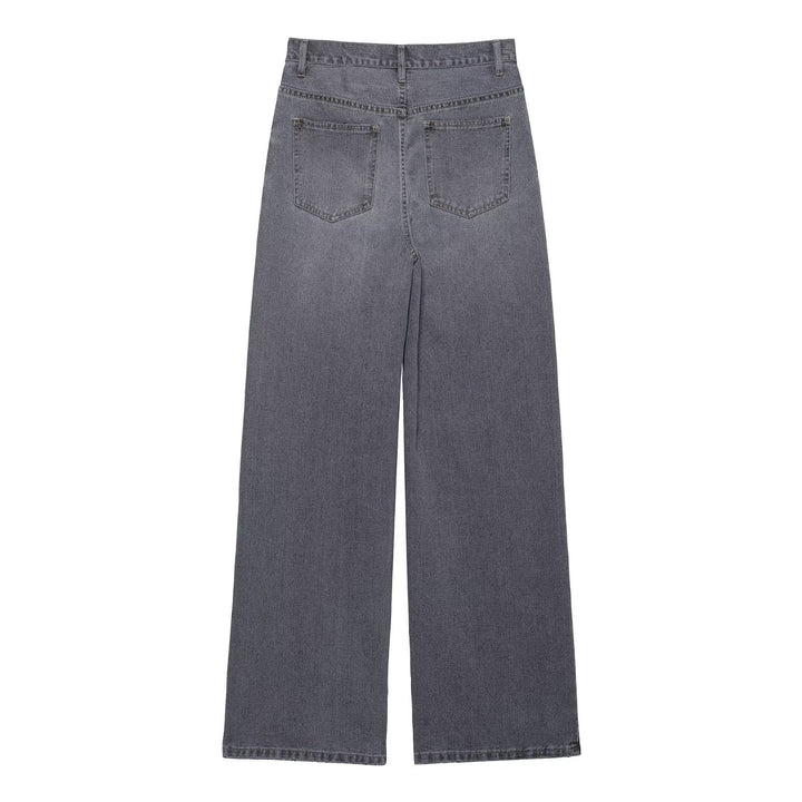 Damenweite Jeans mit modernem Schnitt Drune