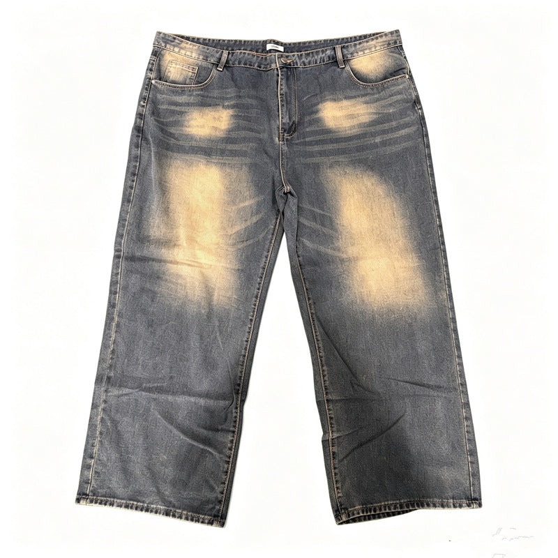 Herren Bequeme Weit geschnittene Jeans Drune