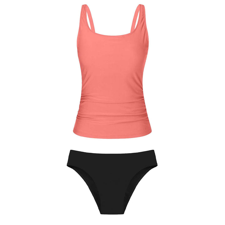 Damen Bikiniset mit floralem Oberteil und klassischem Unterteil Drune