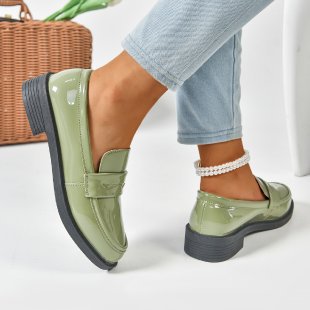 Damen modische Slipper mit trendigem Glanz und rutschfester Sohle Drune