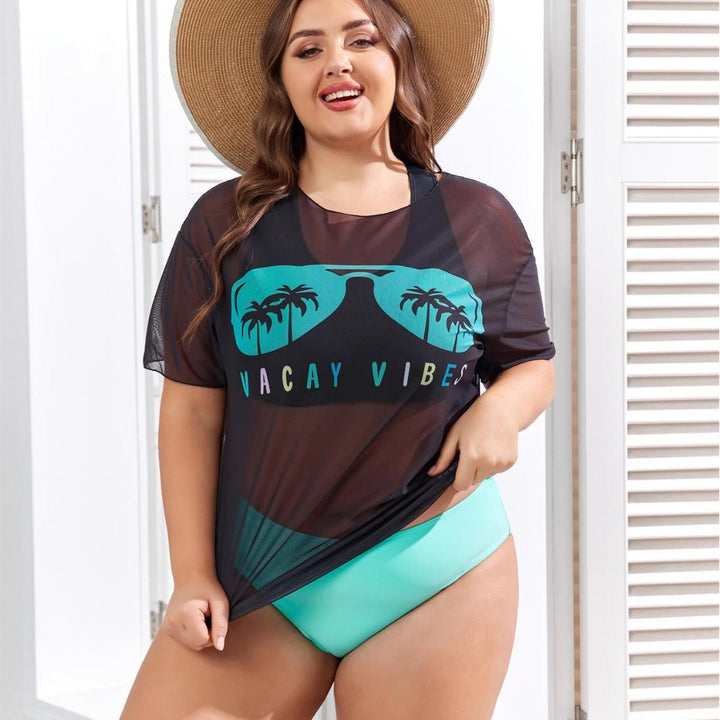 Damen Freizeit-Bikini-Set mit Netzoberteil Drune