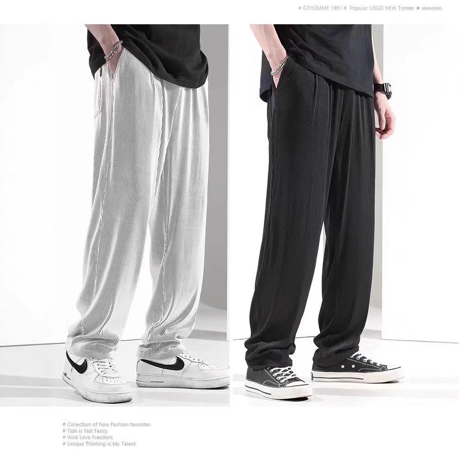 Herren Legere Plissee-Hose Drune