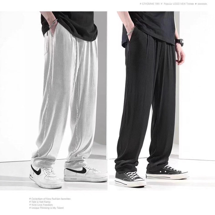 Herren Legere Plissee-Hose Drune