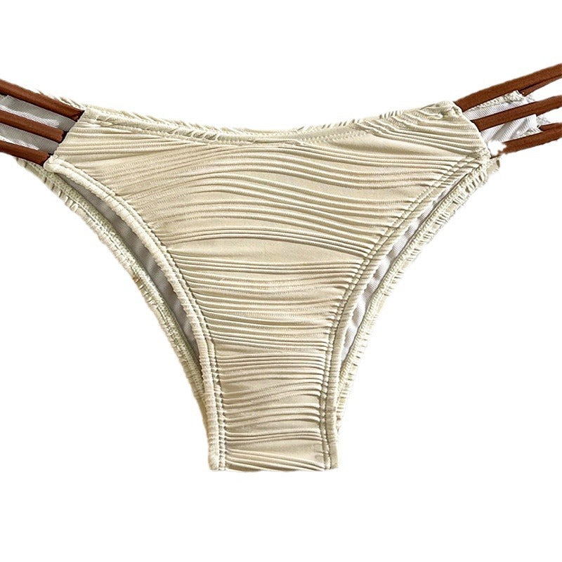 Damen Bandeau-Bikini mit raffiniertem Rüschendesign Drune