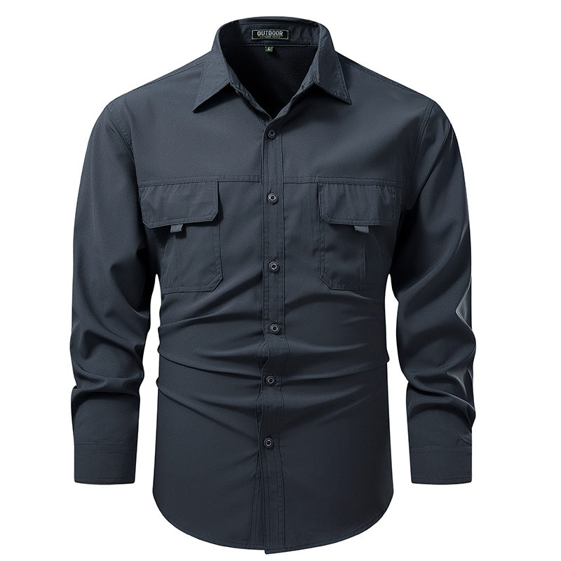 Herren Hochwertiges Outdoor Funktionshemd
