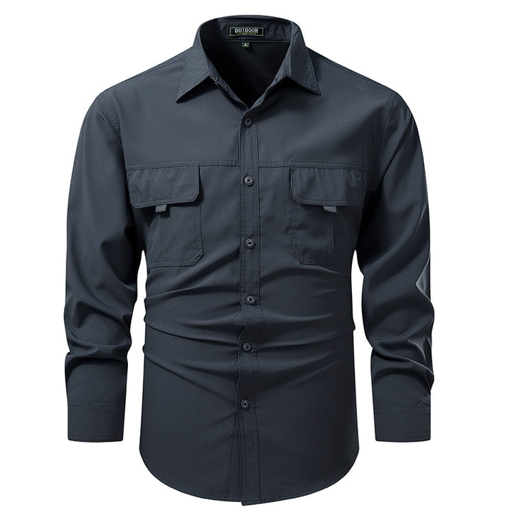 Herren Hochwertiges Outdoor Funktionshemd