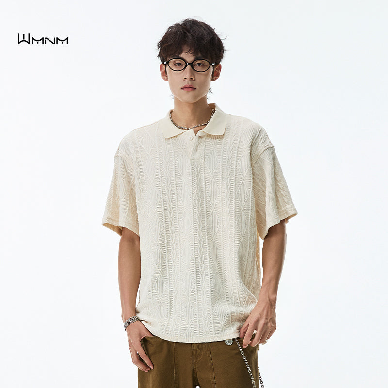 Herren Modischer Grobstrickpullover mit Tiermotiv Drune