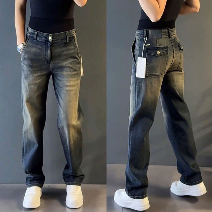 Damen Modische Hohe Taille Jeans Drune
