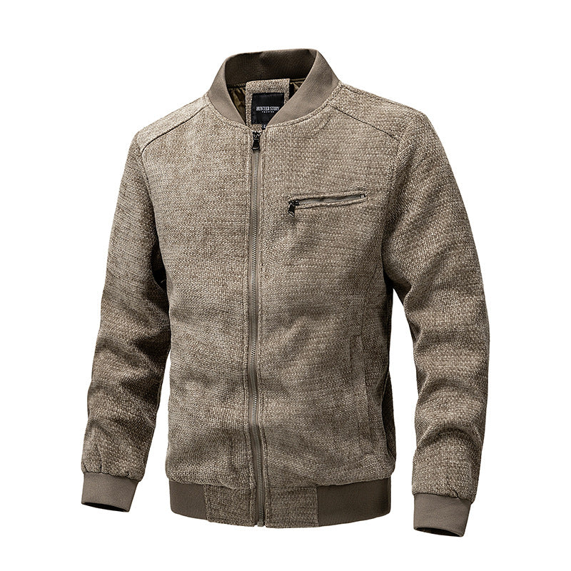 Herren Stylische und lässige Fleecejacke Drune