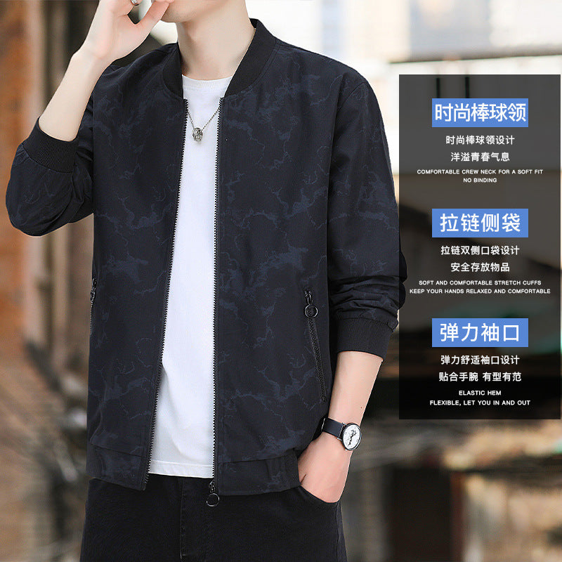 Herren Modische Bomberjacke Drune