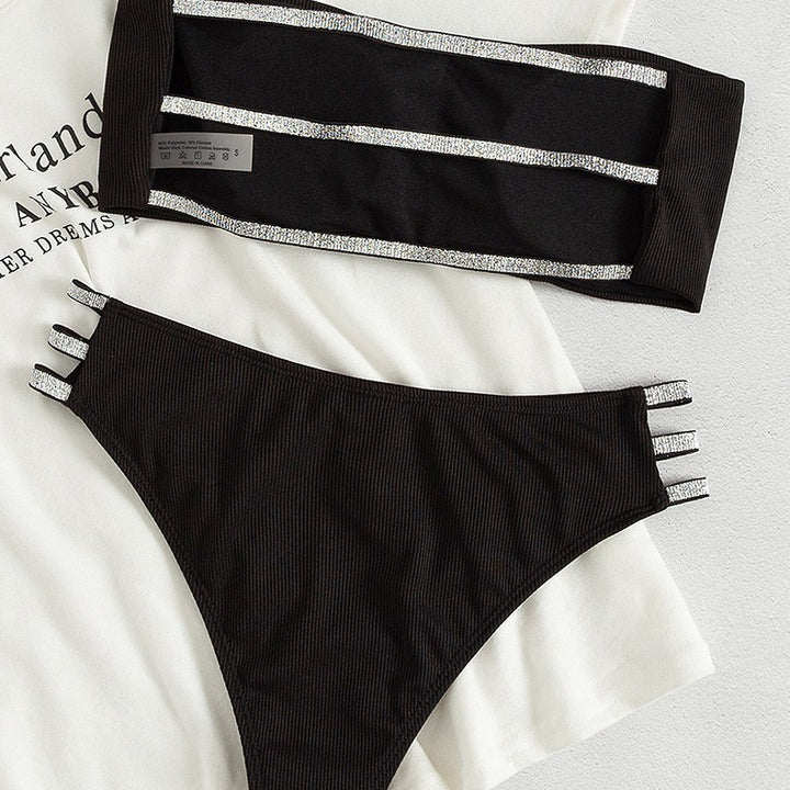 Damen Bandeau Oberteil Drune