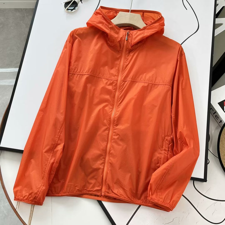Damen Leichte Sportjacke mit Kapuze Drune