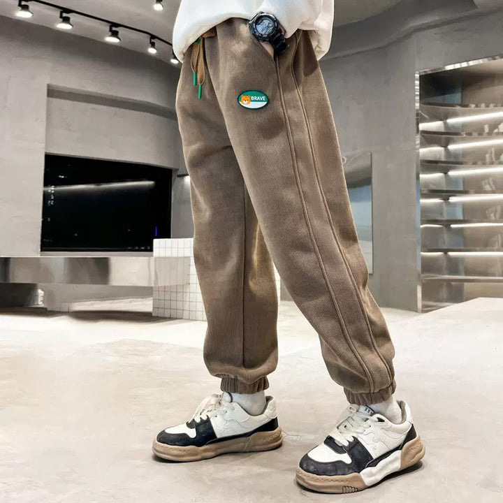 Unisex Freizeit Jogginghose mit elastischem Bund Drune